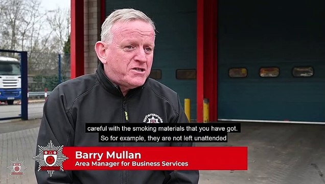 Northamptonshire Fire & Rescue warning for smokers about discarded cigarettes causing fires