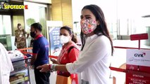 Sara Ali Khan With Mom Amrita Singh Off To Maldives; Snapped At Airport Departure