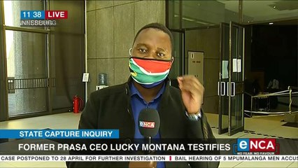 Former Prasa CEO montana testifies at Zondo Commission
