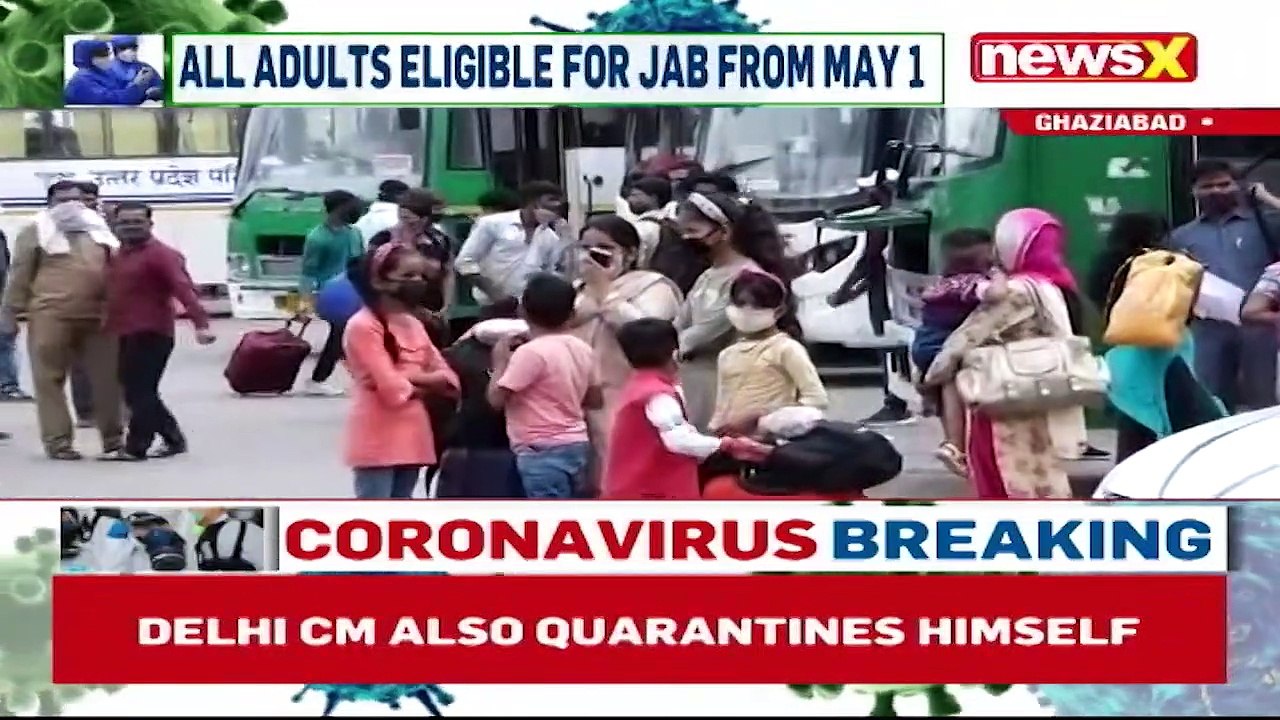 Delhi's Anand Vihar Bus Station Witnesses Large Crowds Of Migrants NewsX Ground Report NewsX