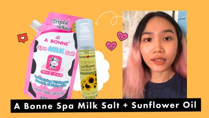 I Tried The TikTok-Famous DIY Scrub For ✨Super Soft Skin ✨ (A Bonne Spa Milk Salt + Sunflower Oil)
