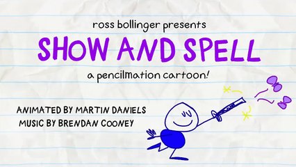 Pencilmate Turns Pencilmiss Into A Frog! -In- Show And Spell - Pencilmation Cartoons