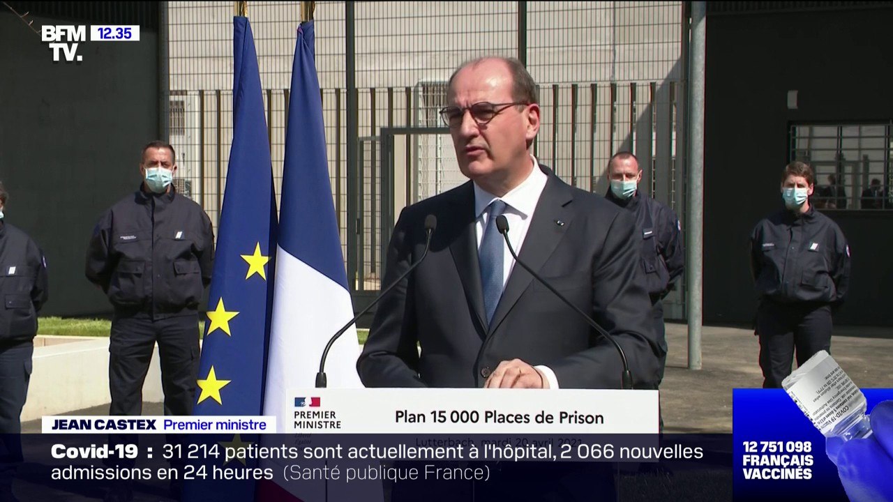 Jean Castex: "Nous avons besoin de places de prison supplémentaires"
