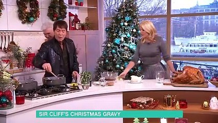 Sir Cliff Richard Makes His Christmas Gravy | This Morning