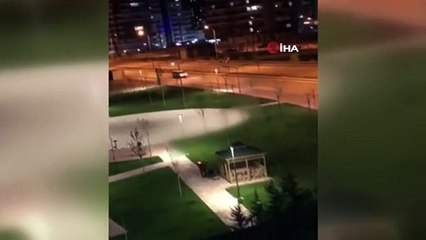 Polisten kısıtlamayı ihlal eden gruba "Hakkım helal değil" anonsu