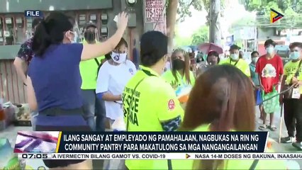 Ilang sangay at empleyado ng pamahalaan, nagbukas na rin ng community pantry para makatulong sa mga nangangailangan