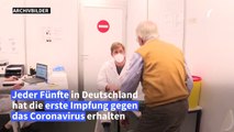 Jeder Fünfte in Deutschland hat erste Corona-Impfung