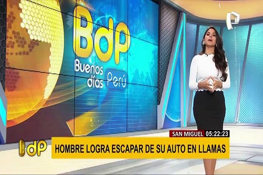 San Miguel: auto se incendia por aparente corto circuito en plena Costa Verde