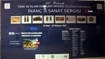 150 eser “İnanç ve Sanat” sergisinde