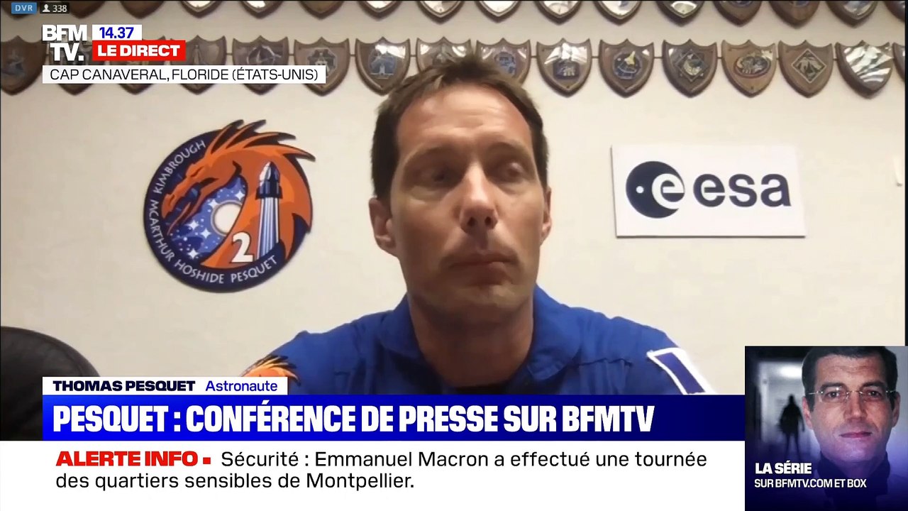 Thomas Pesquet sur BFMTV