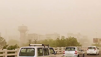 शेखावाटी में छाया धूल का गुब्बार, कई जगह बरसात