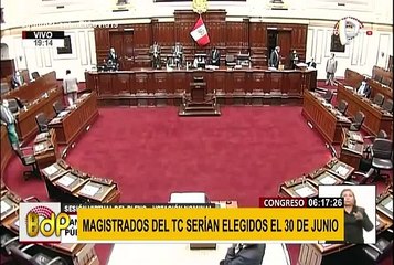 Video herunterladen: Tribunal Constitucional: magistrados serán elegidos el 30 de junio