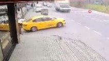 Son dakika haberi: Başakşehir'de hatalı sollama kazası kamerada