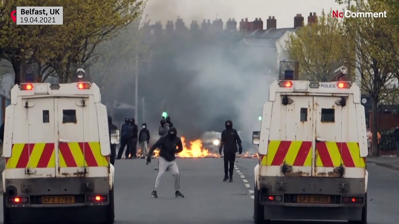 Clashes in N.Ireland after protests over Brexit 'protocol'