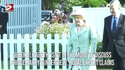 Queen Elizabeth 'isn't in the mood to discuss Prince Harry's interview', royal expert claims