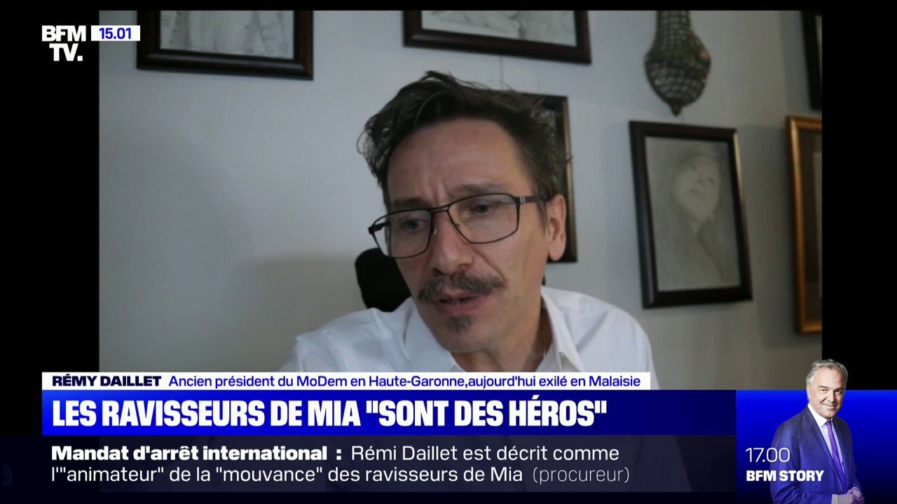 Affaire Mia: Pour Rémy Daillet, les ravisseurs sont "des héros, ils rétablissent le droit"