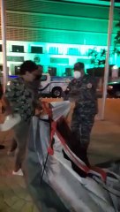 PN desmantela campamento tres causales frente al Congreso Nacional