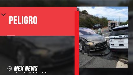 UN AUTO TESLA CHOCÓ EN PILOTO AUTOMÁTICO
