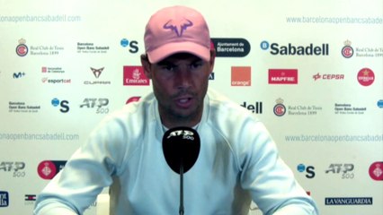 ATP - Barcelone 2021 - Rafael Nadal sobre la creación de la Superliga de Fútbol : "¡No lo tengo muy claro y no quiero cometer errores!"