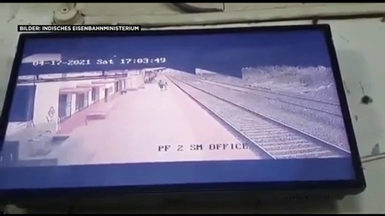 Unter Lebensgefahr: 'Superheld' rettet Kind aus Gleisen