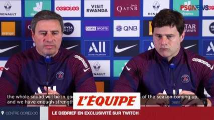 Pochettino : «On fait un travail individualisé pour chaque joueur» - Foot - Coupe - PSG