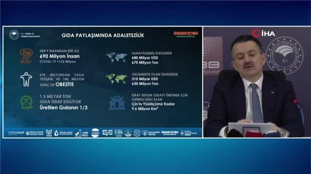 Tarım ve Orman Bakanı Pakdemirli: "Toplam 40 bin ton patates ve 10 bin ton kuru soğan dağıttık"