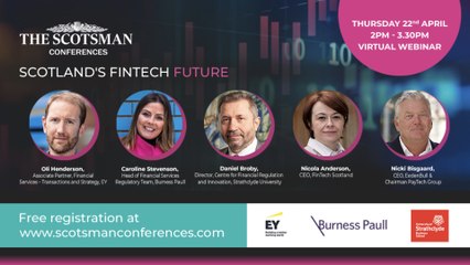 WATCH LIVE: Scotland's Fintech future