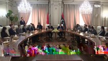 جانب من المؤتمر الصحفي المشترك لرئيس الوزراء مصطفى مدبولي ورئيس الحكومة الليبية عبدالحميد الدبيبة