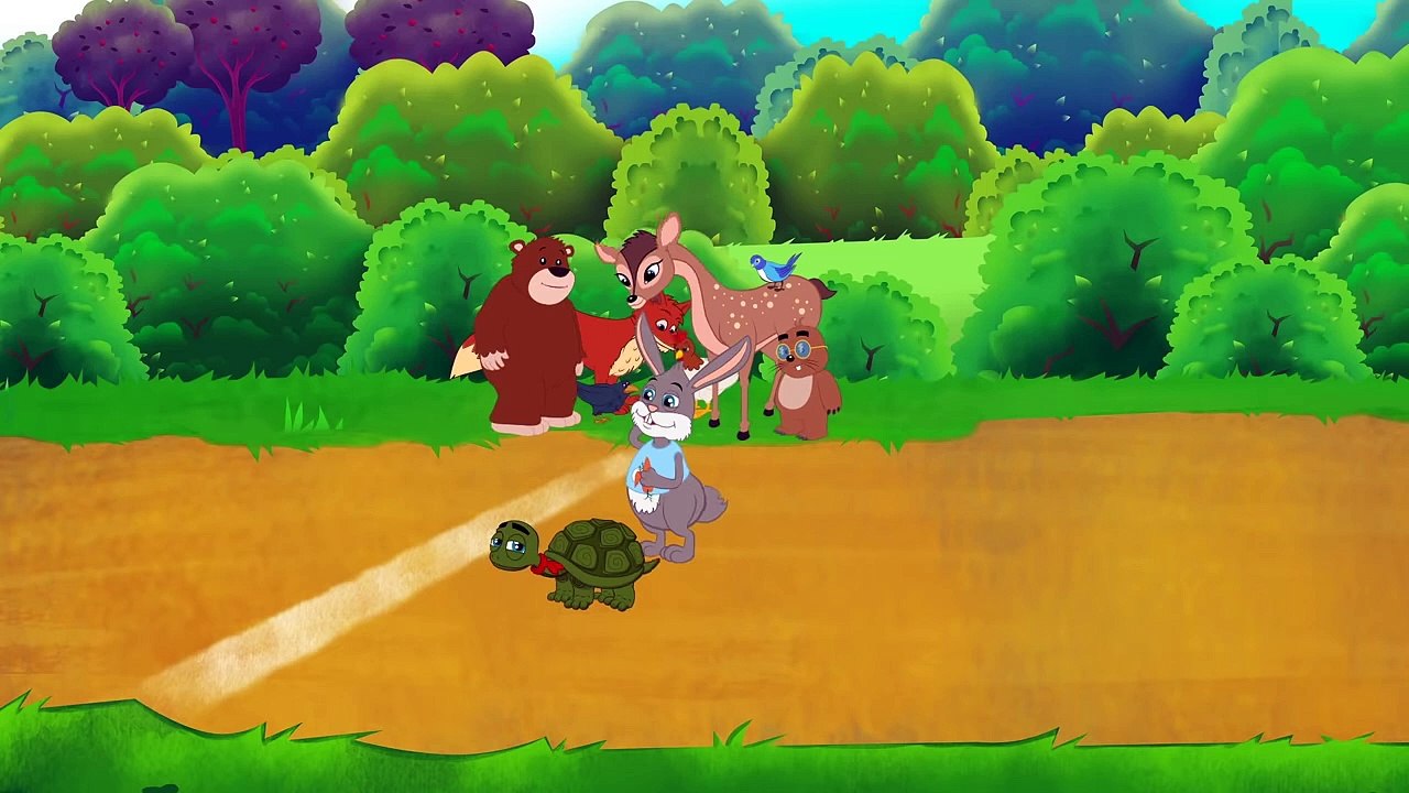 Le Lièvre Et La Tortue | Fable De La Fontaine |  Dessin Animé En Français Avec Les P'Tits Z'Amis