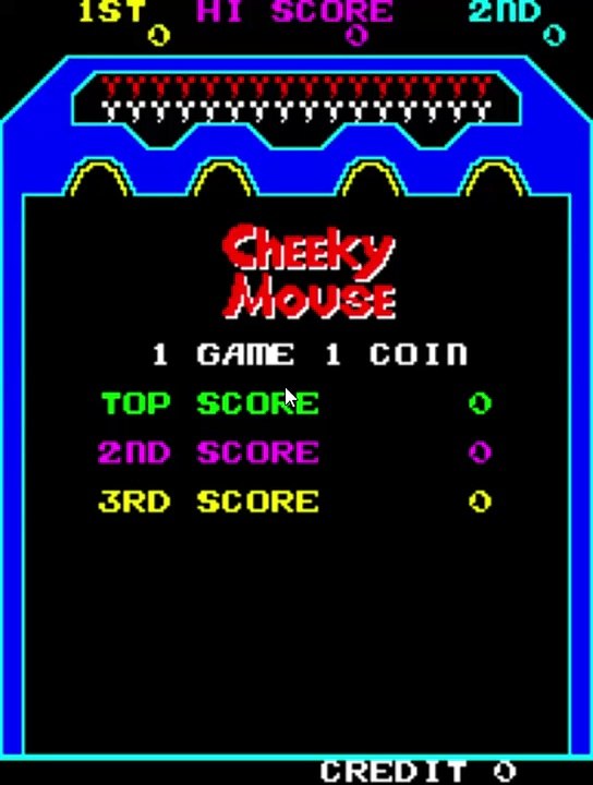 MAME (Cheeky Mouse) Universial 1980