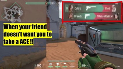When your friend comes back from being AFK to take your ACE !!