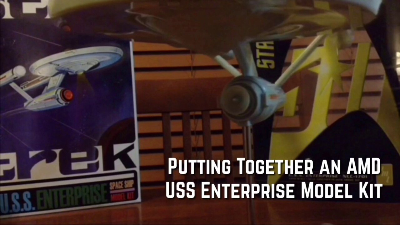 Assembling an AMT Enterprise Model Kit (Time-Lapse)