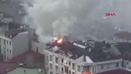 Son dakika gündem: Ataşehir'de iftar vakti yangın çıktı; 1 yaralı