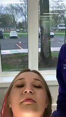 Girl Struggles to Relax at the Dentist