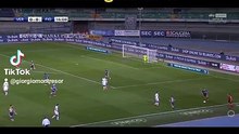 H.VERONA-FIORENTINA 0-0, occasione gol di Lasagna al'17°