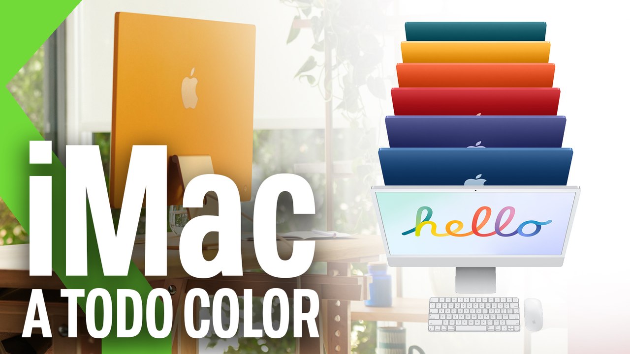 NUEVOS APPLE IMAC 2021: ¡MÁS QUE BONITOS! Con chip M1 y el doble de rápidos