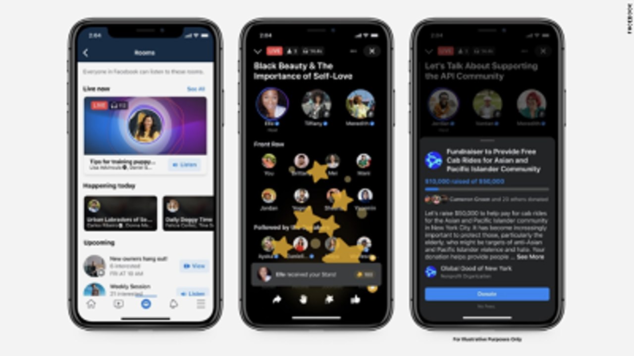 Facebook Enters Audio Space With Soundbites, Live Rooms and Podcasts