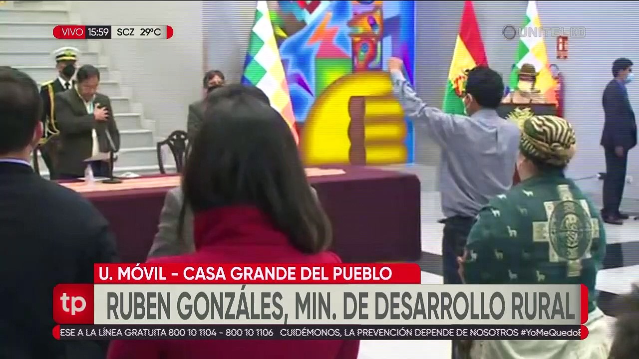 Remmy Rubén Gonzales asume como nuevo ministro de Desarrollo Rural y Tierras