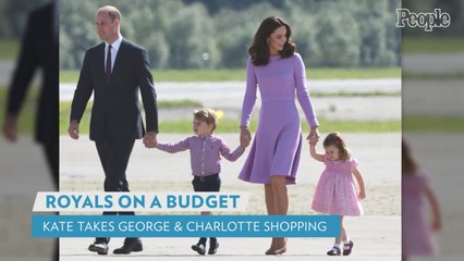 Kate Middleton Takes Prince George and Princess Charlotte Shopping in London — with Budgets!