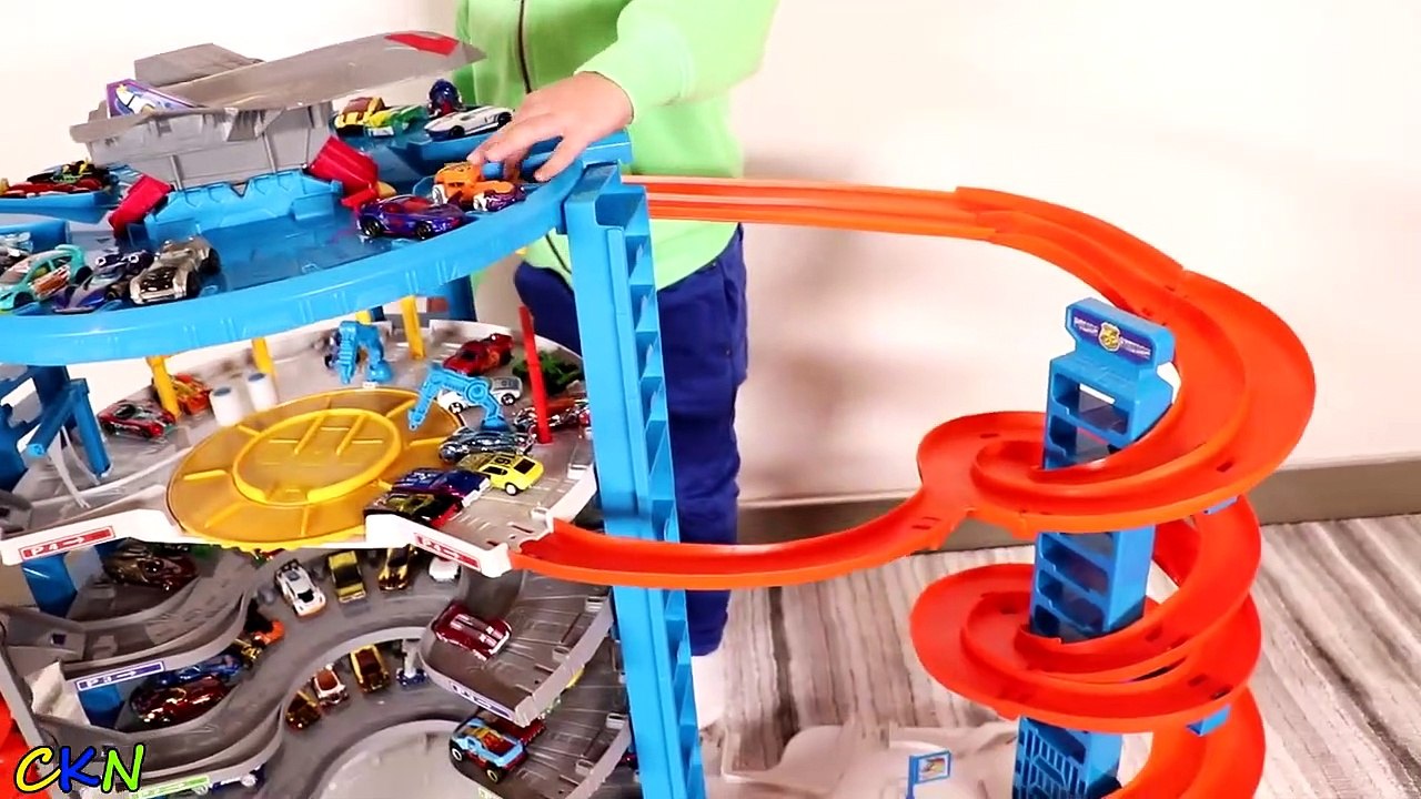 Biggest Hot Wheels Super Ultimate Garage Playset Unboxing Fun With Ckn