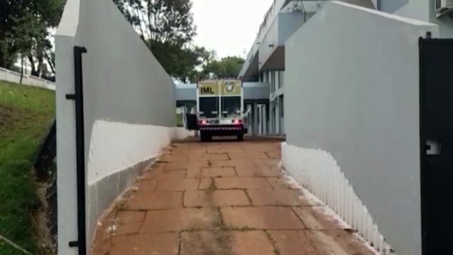 Corpo de motociclista que morreu em acidente na BR-467 é levado ao IML