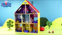 Peppa Pig'S Surprise Wooden House | Peppa Pig Stop Motion | Peppa Pig Toys | Toys Fir Kids