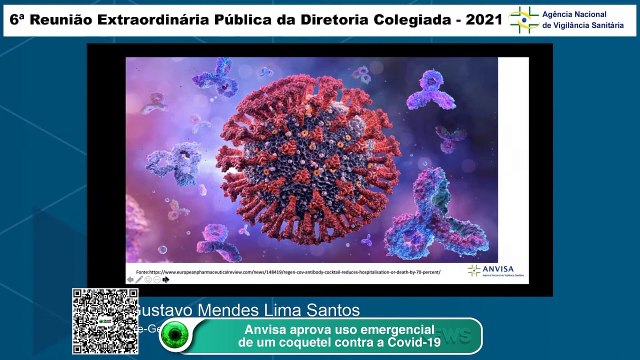 Anvisa aprova uso emergencial de um coquetel contra a Covid-19