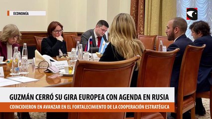 Martín Guzmán cerró su gira europea con agenda en Rusia