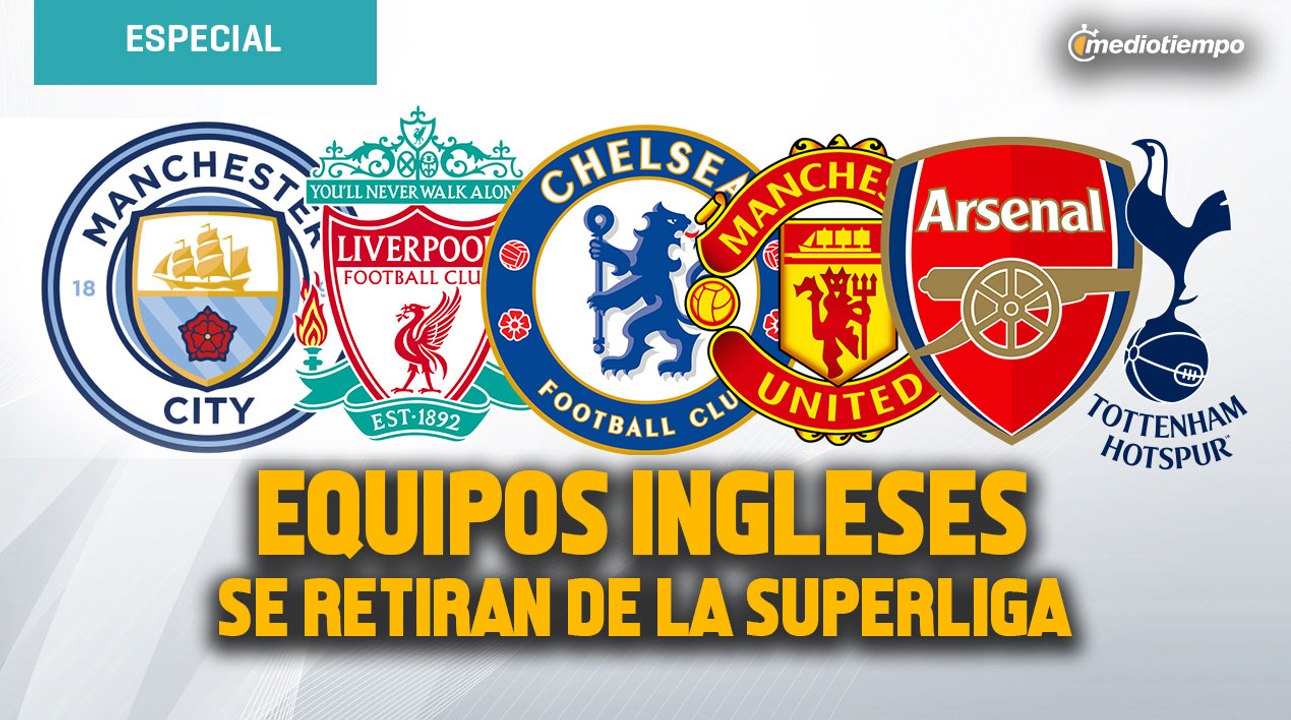 Manchester City anunció su salida de la Superliga; le siguen Arsenal, Manchester United, Liverpool y Tottenham
