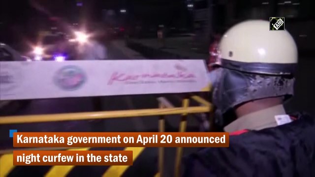Karnataka government imposes night curfew from April 21-May 04