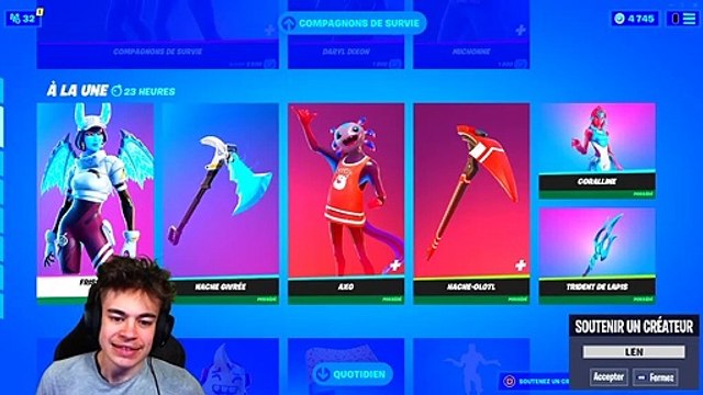 Fortnite / Antiquité #Michou #Inoxtag #Souen #Lebouseuh #Len #Squeezie