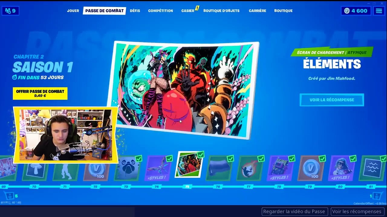 J’Achète Tout Le New Passe De Combat Fortnite Chapitre 2 Saison 1 !!! - Néo The One