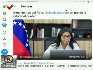 Balance COVID-19 20ABR2021 | Venezuela registra 1.136 casos de transmisión comunitaria, 5 importados  y la tasa de recuperación en 91%