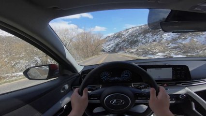 Canyon Blast! 2021 Hyundai Elantra Limited POV Driving Hard